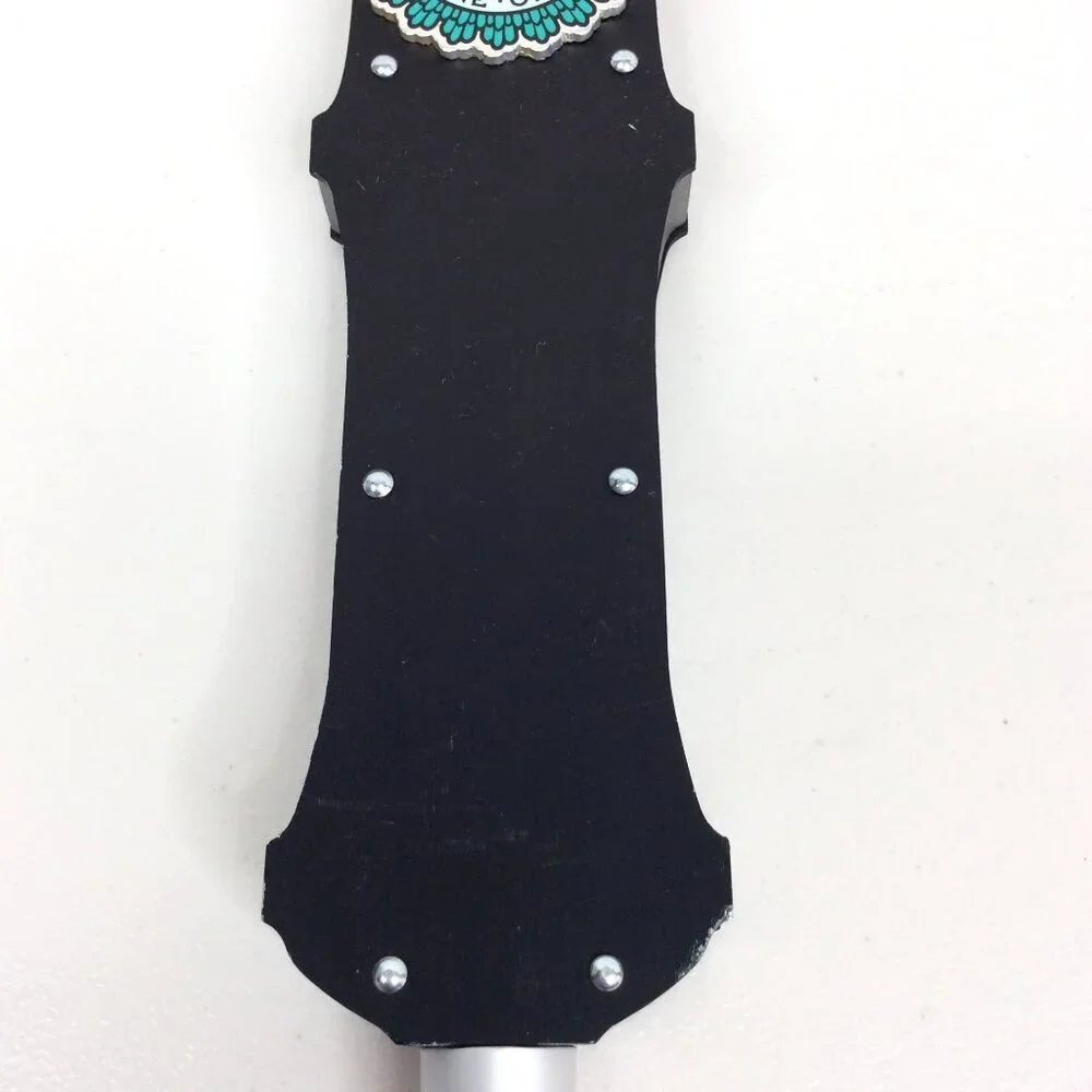 Ninkasi Brewing Triceratops Double IPA Metal Craft Beer Tap Handle Eugene Oregon